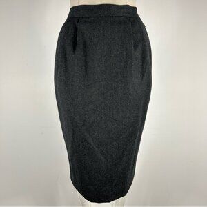 ❤️NWT Vintage Talbots wool Elegant Black Pencil Skirt 4